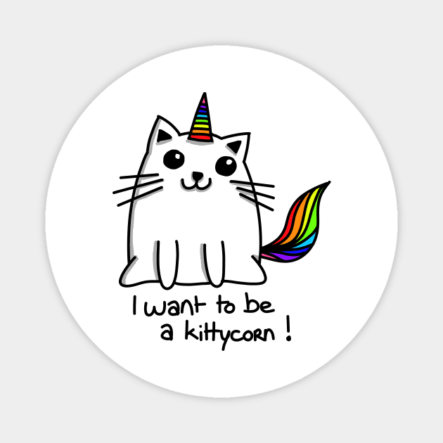 Cat unicorn Magnet by Nezumi1998